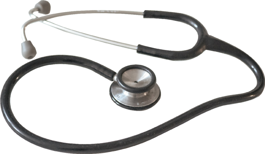 Stethoscope and clipboard representing hospice careers at Sunset Hospice