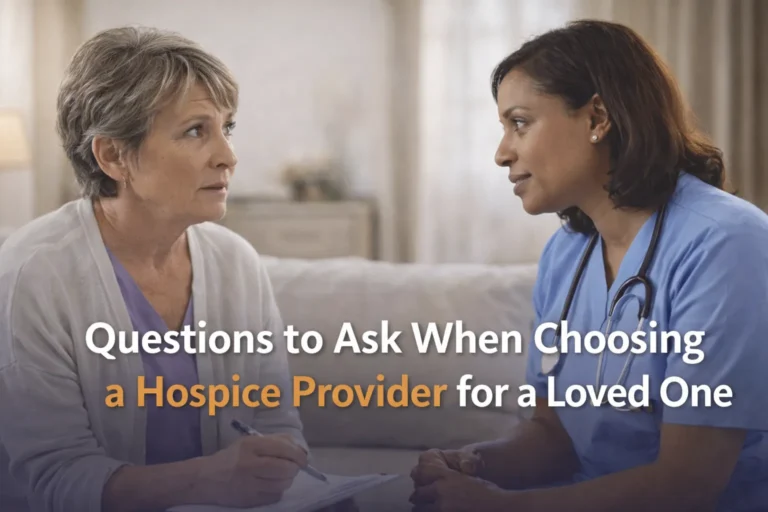 Questions to Ask When Choosing a Hospice Provider for a Loved One
